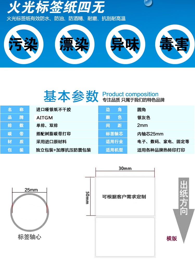 PET(聚丙烯)標(biāo)簽